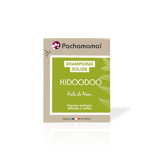 KIDOODOO - Kit de 3 boîtes - Shampoing solide - Cheveux fins, frisés ou crépus - (3x65g)