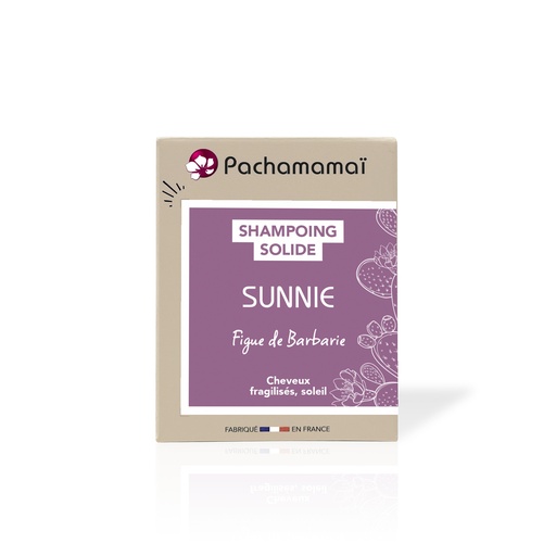 SUNNIE - Lot de 3 boîtes - Shampoing solide - Cheveux fragilisés - (3x65g)