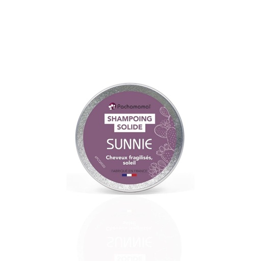 SUNNIE - Kit de 3 Boîtes métal - Shampoing solide - Cheveux fragilisés - (3x20g)