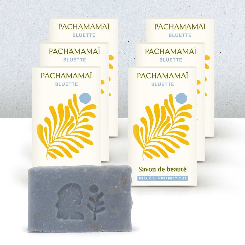 Pachamamaï™ - New bluette - Kit de 6 savons 6x95g
