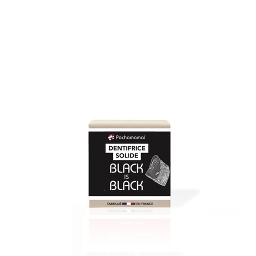 [4PC00127] BLACK IS BLACK - Kit de 3 boîtes - Dentifrice solide - 3x(Recharge 15g)