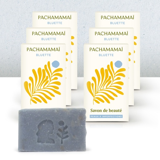 [4PC00374] Pachamamaï™ - New bluette - Kit de 6 savons 6x95g